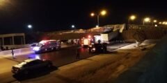 4 اصابات بسقوط جسر للمشاة على طريق مطار الملكة علياء في الاردن
