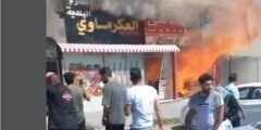 انفجار اسطوانة غاز في مطعم الشمالي في عمان