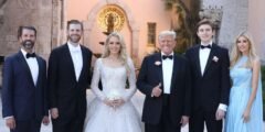 شاهد حفل زفاف ابنة الرئيس الأمريكي السابق دونالد ترامب