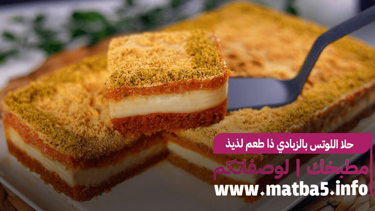 حلا اللوتس بالزبادي ذا طعم لذيذ جدا وفخم جدا قدمية في رمضان